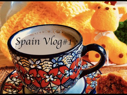 【海外生活 妊娠25週】心落ち着くおうちCafeとZARA HOMEへお散歩|初めてのにんじんケーキ作りと鍵編み |スペインVlog -初投稿 -Materniny life