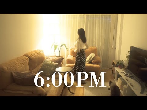 ナイトルーティン | 仕事後の晩酌と和食 【雨の音 ASMR Vlog】