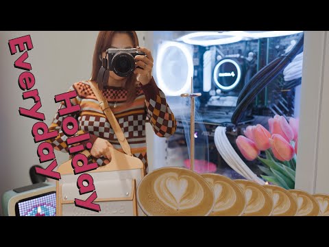 環境音多め🏠 何気ない日々を記録した静かな日常Vlog📷 ジム/カフェ/アート/美容